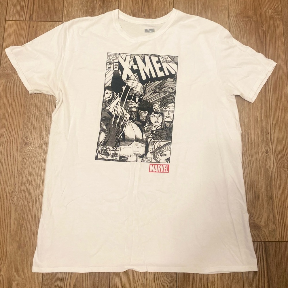 Marvel Comics wolverine x men t shirt men’s white XL